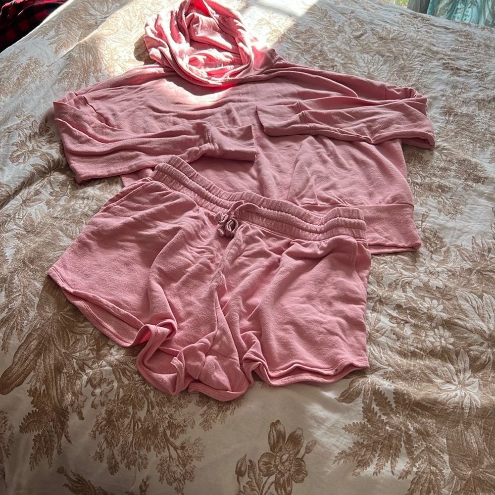 Pink Women's Sleepwear Set